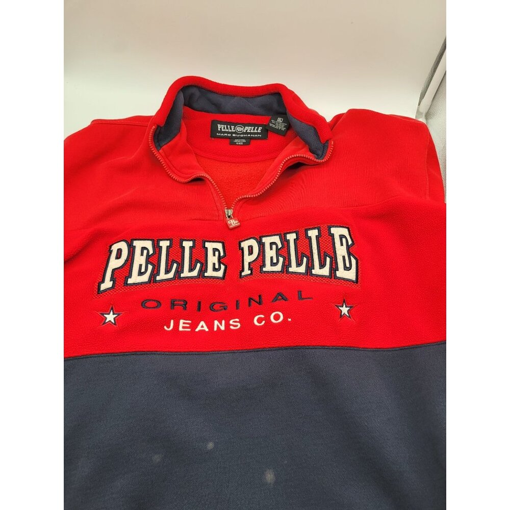 PELLE PELLE Marc Buchanan VTG Y2K 90s Pullover Streetwear Hip Hop Urban XL - Picture 9 of 9